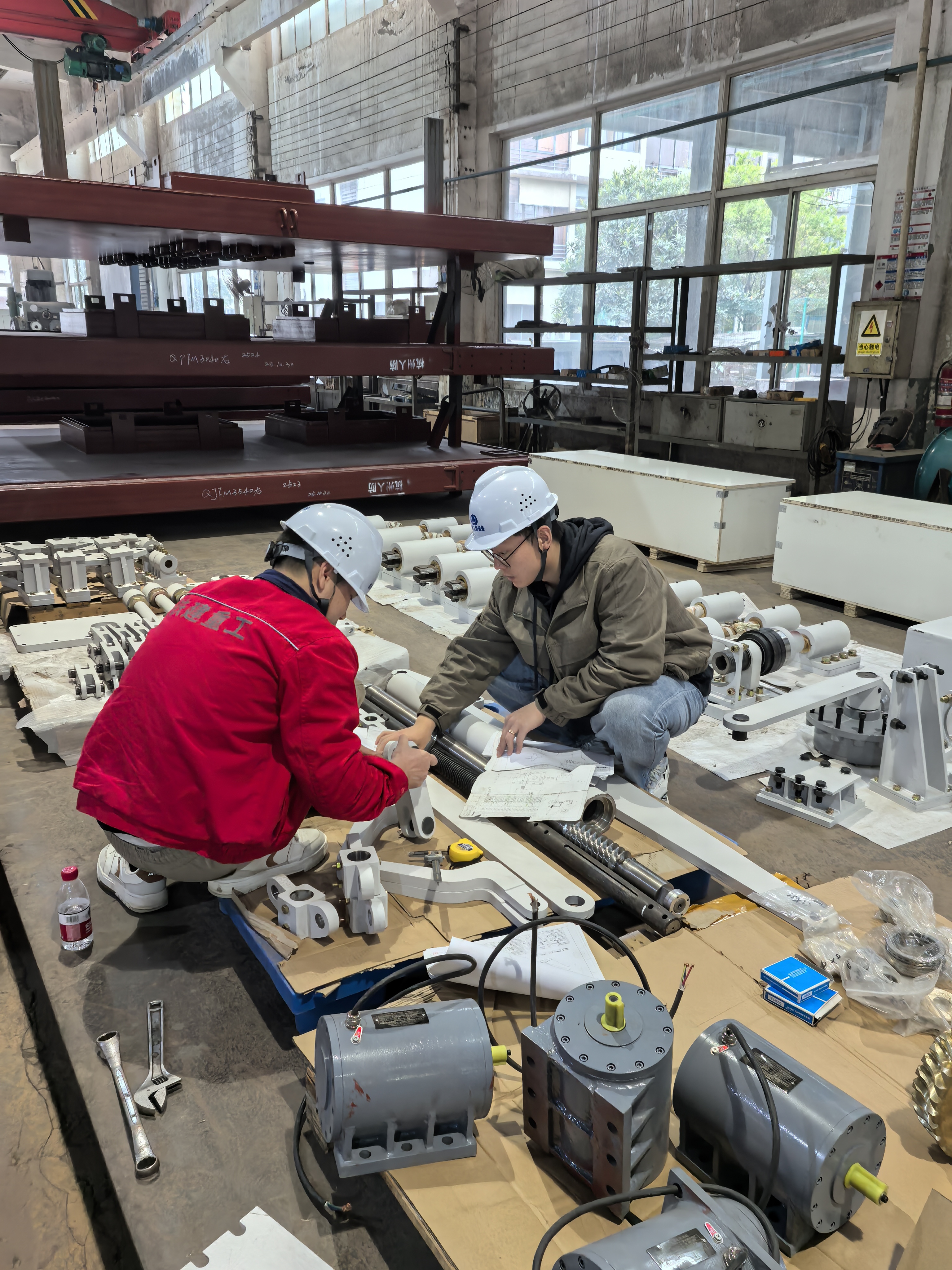 铁建重工技术团队赴公司开展质量验收